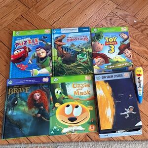 LeapFrog Tag Reading System Books Set - Multicolor Case included
